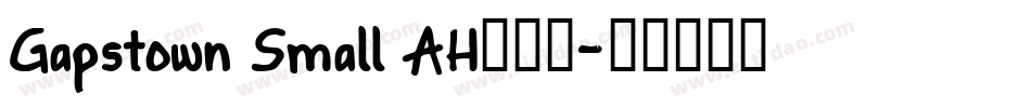 Gapstown Small AH手机版字体转换